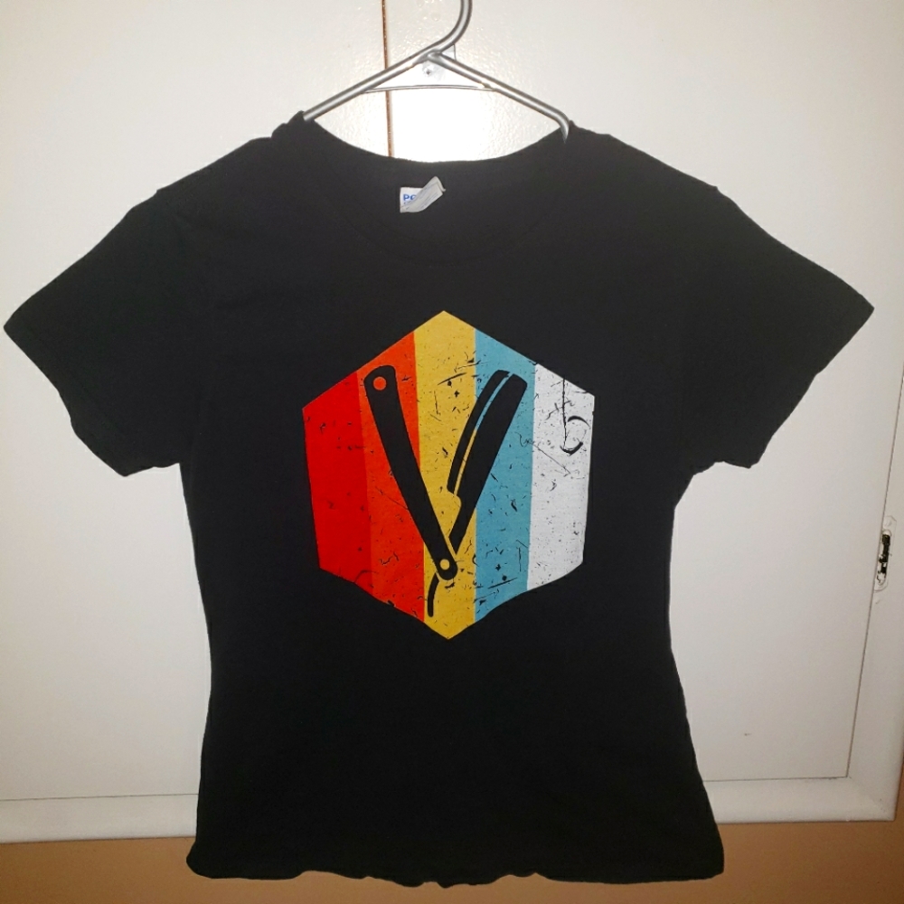 ❤Barber Tshirt Women Size Small